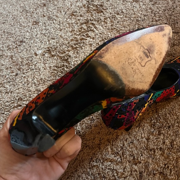 Vintage Stuart Weitzman heels with sparkle! Size‎ 7.5 - Picture 5 of 8